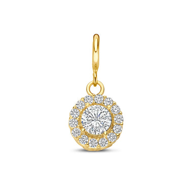 Entourage Bedel Zirkonia 7,5 mm 9k Geelgoud