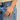 Ring Swiss Blue Topaas met Zirkonia 14k Geelgoud
