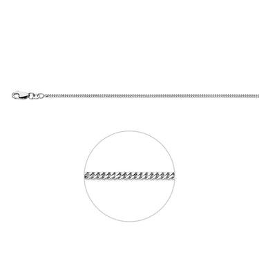 Sam gourmet ketting zilver