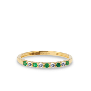 Ring 14K Goud met Zirkonia - Swing Jewels