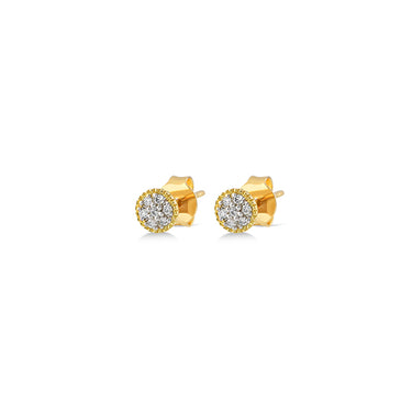 Oorbellen 14K Goud met Diamant - Swing Jewels