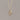 Collier met druppelvormige hanger rutielkwarts 14 karaat goud