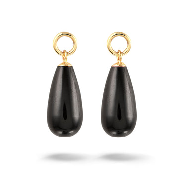 Y&G Oorhangers Onyx – Goud