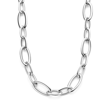 Chunky Schakelcollier 19 mm Zilver