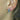 Oorknop half zilver half verguld