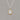 Collier Druppel Maansteen Zilver Verguld
