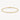 14k Geelgouden Armband - Paperclip Schakel