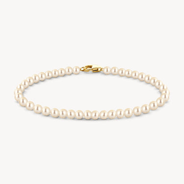 Parelarmband 4,2mm met 14k Geelgouden Sluiting