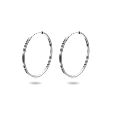 Viral Hoops Oorringen 25 mm x 1,5 mm Zilver