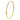 Ovale Scharnier Bangle 4 mm 14k Geelgoud - beeld 3