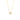 14k Geelgouden Ketting - Solitair Design