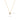 14k Geelgouden Ketting - Solitair Design
