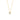 14k Geelgouden Ketting - Solitair