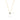 14k Geelgouden Ketting - Solitair