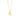 14k Geelgouden Ketting - Graveerbare Munt