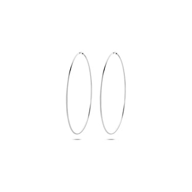Viral Hoops Oorringen 30 mm x 1,5 mm Zilver