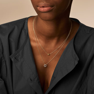 14k Geelgouden Ketting - Bolletje