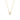 14k Geelgouden Ketting - Sprankelende Cirkel