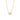14k Geelgouden Ketting - Twee Cirkels
