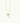 14k Geelgouden Ketting - Twee Cirkels