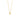 14k Geelgouden Ketting - Letterhanger - Initial