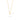 14k Geelgouden Ketting - Letterhanger - Initial