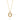 14k Geelgouden Ketting - Parelmoer