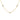 14k Geelgouden Ketting - Stenen Rondom