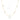 14k Geelgouden Ketting - Stenen Rondom