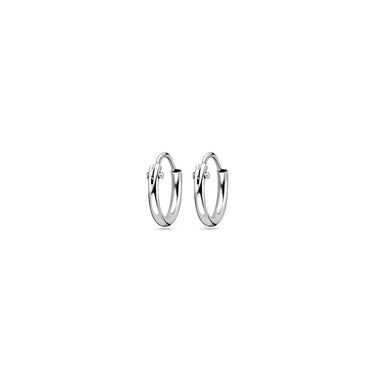 Viral Hoops Oorringen 9 mm x 1,3 mm Zilver