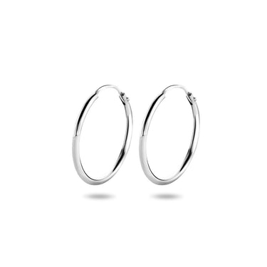 Viral Hoops Oorringen 20 mm x 1,5 mm Zilver