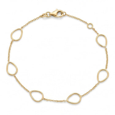 Armband met Open Druppels 14k Geelgoud van Swing Jewels