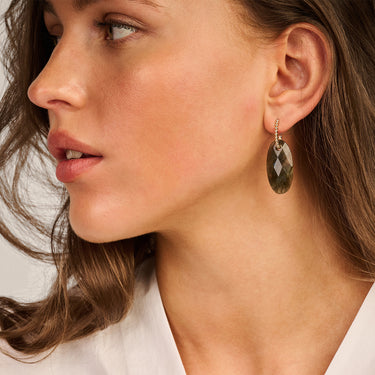14k Geelgouden Ooringen - Bolletjes Design - Ovaal 16 mm