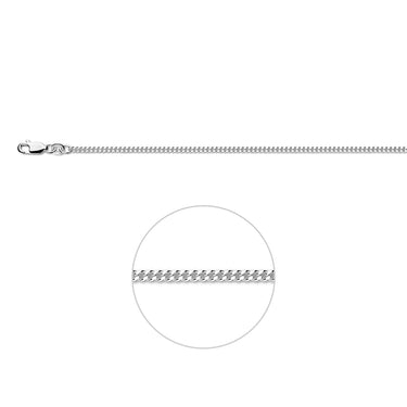 Dani bold gourmet ketting zilver