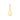 Letter Bedel 6,5 mm 9k Geelgoud - letter O