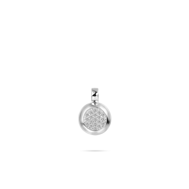 Bold Pave Hanger Zilver