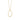14k Geelgouden Ketting met Ovale Hanger
