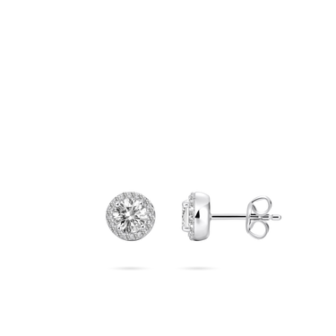 Halo Oorstekers Zilver