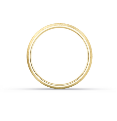 Heren Trouwring Klassiek Leisteen 4mm Geelgoud