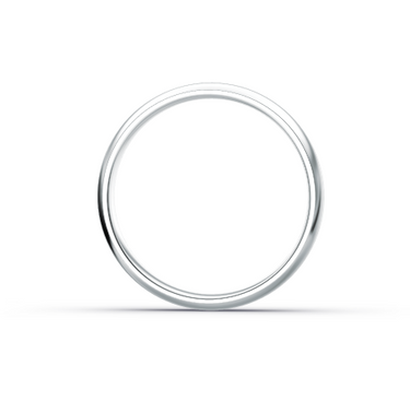 Heren Trouwring Gepolijst 4mm Platina