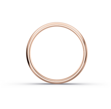 Heren Trouwring Klassiek 4mm Roségoud