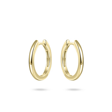Klassieke Oorringen 2 mm Verguld Zilver (18mm)