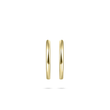 Klassieke Oorringen 2 mm Verguld Zilver (18mm)