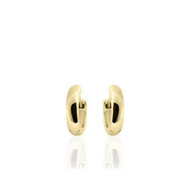 Klassieke Oorringen 3 mm Verguld Zilver (13,5mm)