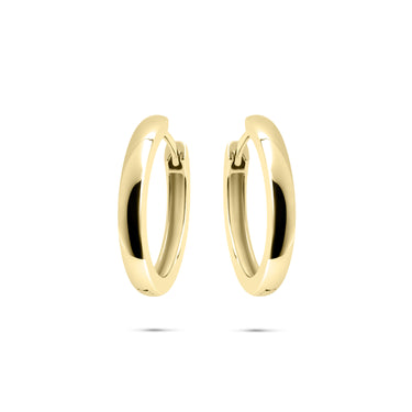 Klassieke Oorringen 3 mm Verguld Zilver (22mm)