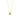 Bezet hangertje ketting 0,10ct lab-grown diamant geelgoud