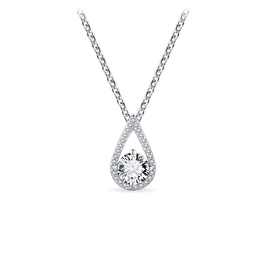 Druppel Collier Zilver