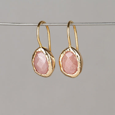 Oorhangers_Perzik_Maansteen_Roze_Goud_Verguld_Amsterdam_Juwelier_JehJewels