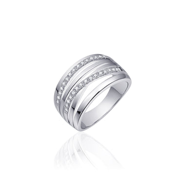 Cocktail Statement Ring Zilver