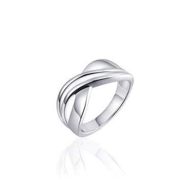 Crossover Ring Zilver